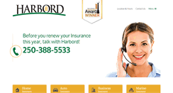 Desktop Screenshot of harbordinsurance.com