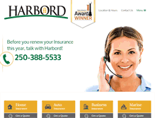 Tablet Screenshot of harbordinsurance.com